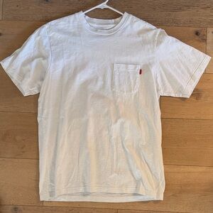 Supreme White T-Shirt heavy weight
